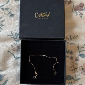 Catbird Tiny Corsage Diamond & Gold Bracelet